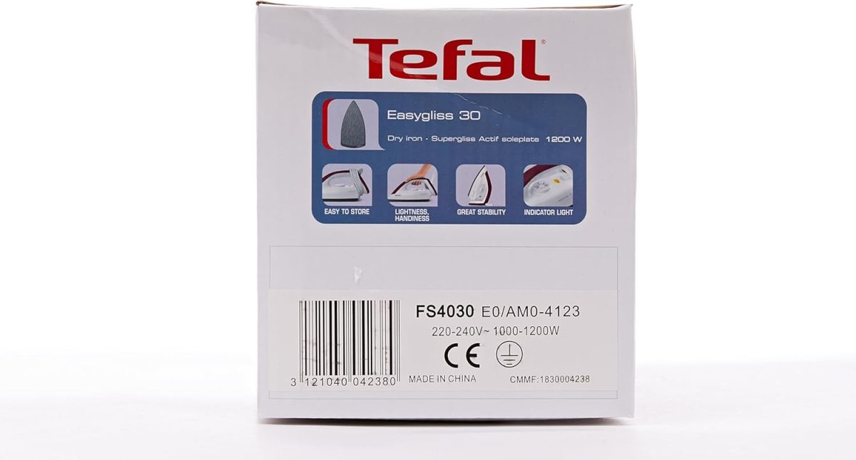 ⁦تيفال مكواة جافة ايزي جليس FS4030⁩ - الصورة ⁦7⁩