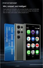 ⁦اماف هاتف ذكي صغير S23 برو الجيل الثالث 3G من سويس، زجاج ثلاثي الابعاد 3 انش، ذاكرة RAM 2GB وروم 16GB، كاميرا خلفية 2MP، اندرويد 8.1، كاميرات مزدوجة، 1000mAh (اسود)⁩ - الصورة ⁦3⁩