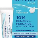 ديفيرين علاج بقع حب الشباب مع 10% بنزويل بيروكسيد، علاج حب الشباب بدون وصفة طبية، علاج سريع المفعول للوجه، 1 اونصة