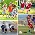 ⁦YHRY 4 Pairs Boys Girls Soft Cotton White Athletic Socks with Stripes, Kids Low Cut Socks, Boys Girls' Ankle Cotton Socks, Kids Ankle Athletic Socks With Low Cut Tab For 8-10 Years Old, L⁩ - الصورة ⁦6⁩
