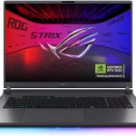 اسس, لابتوب العاب روج ستريكس G18 G815LW-S9033W، انتل كور الترا 9 275HX/32GB/1TB PCIE G4 SSD/انفيديا RTX5080/16GB GDDR7/ويندوز 11 هوم/18/كيبورد انجليزي-عربي/رمادي