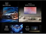 ⁦TCL تلفزيون ذكي 85 بوصة 4K QLED، تلفزيون جوجل، HDR 3000 وحدة مضيئة في البيكسل، لوحة كريستال جلو اتش في ايه، 144 هرتز، تقنية كوانتوم دوت، معالج ايه اي بي كيو برو، صوت محسن اي ماكس، تصميم نحيف 85C7K⁩ - الصورة ⁦4⁩