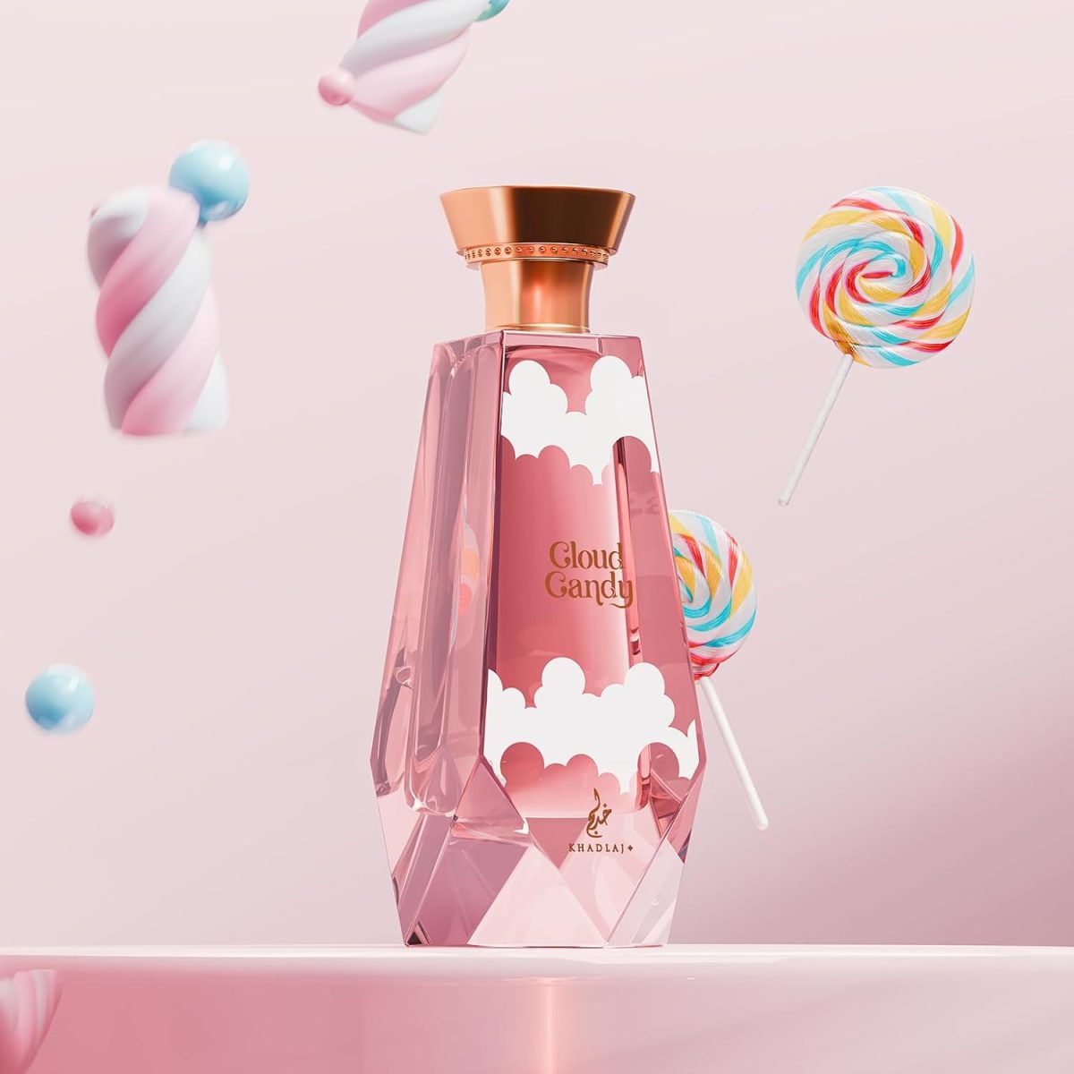 ⁦عطر كلاود كاندي للنساء من خادلاج، او دي بارفان، 100 مل، برائحة الفواكه الحلوة والمارشميلو⁩ - الصورة ⁦2⁩