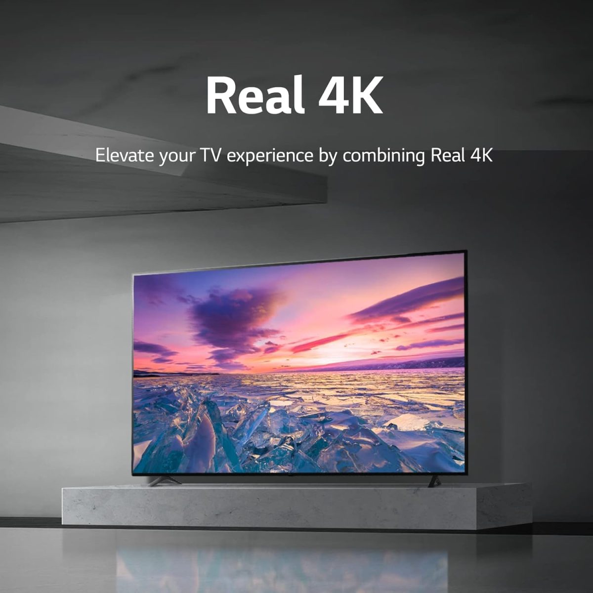 ⁦LG تلفزيون الترا اتش دي 4 كيه 65 بوصة سلسلة UQ8000، تصميم شاشة سينما 4 كيه اكتيف HDR ويب او اس سمارت بتقنية الذكاء الاصطناعي ثينك كيو - 65UQ80006LD (جديد 2022)⁩ - الصورة ⁦5⁩