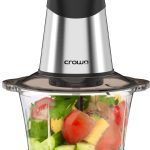 قطاعة طعام/ مفرمة/ مطحنة جي سي 275، بسرعتين من كراون لاين، وعاء زجاجي: 1.8 لتر، 4-ستانلس ستيل، 220-240 فولت، 50-60 هرتز، 300-500 واط