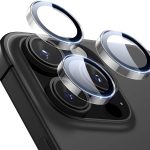 واقيات عدسة الكاميرا اي اس ار لجوال ايفون 16 برو ماكس 16 برو 15 برو ماكس 15 برو 14 برو ماكس 14 برو، واقيات فردية قوية HD مقاومة للخدش، زجاج مقوى رفيع، سلسلة ارموريت، عبوة واحدة، شفاف