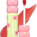 كولورجرام ملمع شفاه فروتي جلاس تينت 02 ديوي جريب فروت | ملمع شفاه كوري يدوم طويلا ومقاوم للماء | ملمع شفاه لامع مع ظل برتقالي رقيق | قابل للتكوين وقابل للمزج ومرطب وغير لاصق | 0.11 اونصة