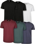 Urban Classics Men's Basic Tee 6-Pack T-Shirt (pack of 1)