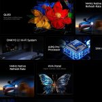 ⁦TCL تلفزيون 75 بوصة QLED 75P8K، HDR10+، تلفزيون جوجل، دولبي فيجن اتموس، معالج AiPQ، 144Hz، نظام اونكيو 2.1 هاي فاي، دولبي فيجن HDR، هيكل نحيف يوني - 75P8K (موديل 2025)⁩ - الصورة ⁦3⁩