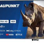 بلاوبنكت تلفزيون ذكي 85 بوصة بدقة 4K UHD بنظام اندرويد ودولبي فيجن دولبي اتموس وبلوتوث -85UB6210D مقاس 189.9×45.1×117.16 سم، اسود