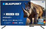 بلاوبنكت تلفزيون ذكي 85 بوصة بدقة 4K UHD بنظام اندرويد ودولبي فيجن دولبي اتموس وبلوتوث -85UB6210D مقاس 189.9×45.1×117.16 سم، اسود