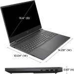 ⁦HP لابتوب العاب فيكتس 15.6 انش 144Hz FHD، AMD رايزن 5 7535HS، 32GB DDR5 RAM، 1TB SSD، AMD راديون RX 6550M، بيتس RTX 2050، كيبورد باضاءة خلفية، ويندوز 11 برو، فضي ميكا⁩ - الصورة ⁦5⁩