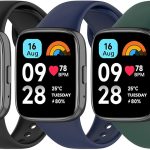 [3 عبوات] اساور متوافقة مع ساعة ريدمي 3 اكتيف، اساور ساعة من السيليكون الناعم لساعة شاومي ريدمي 3 اكتيف للنساء والرجال