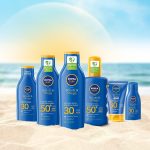 ⁦NIVEA SUN Protect & Moisture Sun Spray SPF 50+ (200ml) Moisturising Suncream Spray with SPF 50+ Advanced Sunscreen Providing Immediate Effective UVA + UVB Protection⁩ - الصورة ⁦6⁩