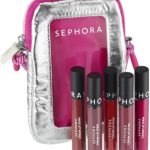 سيفورا مجموعة احمر شفاه موفينج لايتس من فيفوريتس ليميتد ايديشن لايتس 5 مع شنطة اصدار