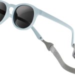 فيديمندي نظارة شمسية للاطفال مع حزام مرن ومستقطب للحماية من الاشعة فوق البنفسجية 400 للاطفال الصغار الاولاد والبنات من سن 0-24 شهر