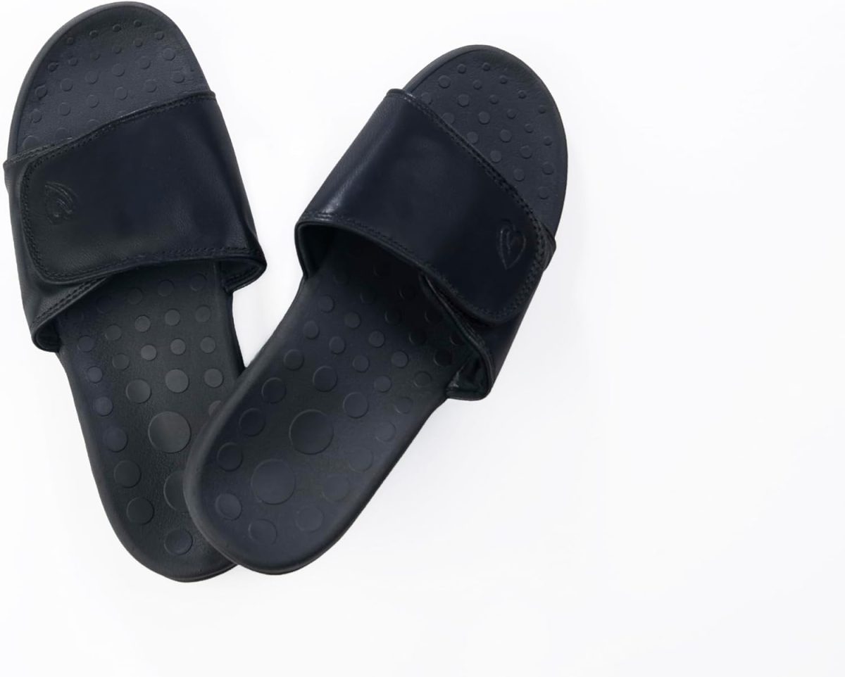⁦Lifebalance Plantar Fasciitis Feet Arch Support Slippers for Men | Reduce Foot & Heel Pain and Improve Posture | Mens Slippers⁩ - الصورة ⁦7⁩