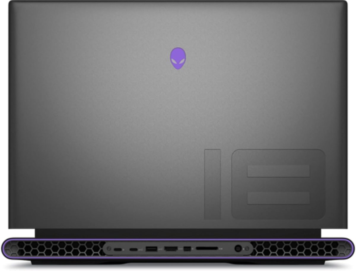 ⁦ديل لابتوب العاب الين وير m18 (2023) | 18 انش FHD+ | كور i9-4TB SSD + 4TB SSD - 64GB RAM - RTX 4090 | 24 نواة عند 5.6GHz - وحدة معالجة مركزية الجيل 13 - GDDR6X 16GB ويندوز 11 برو (مطور)⁩ - الصورة ⁦3⁩