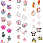 يلو تشايمز اقراط للنساء والفتيات | اقراط عصرية متعددة الالوان | مجموعة اقراط صغيرة مطلية بالفضة والذهب | مجموعة اقراط ويسترن