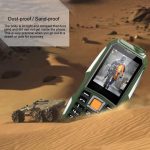 ⁦كيانج هاتف محمول L9 ثلاثي الحماية من شيهوي، مقاوم للماء والصدمات والغبار، بطارية 3800mAh، 1.8 انش، 21 مفتاح، مصباح يدوي LED، راديو اف ام، ثنائي شرائح الاتصال (اسود) (اللون: اسود)⁩ - الصورة ⁦2⁩