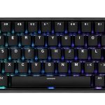 ايبوميكر كيبورد مغناطيسي WIN68 HE من اولا مع تشغيل قابل للتعديل، كيبورد بتاثير هول مع وقت استجابة 0.3 مللي ثانية، كيبورد صغير سلكي 65%، معدل اقتراع 8000 هرتز، تبديل سريع (اسود)