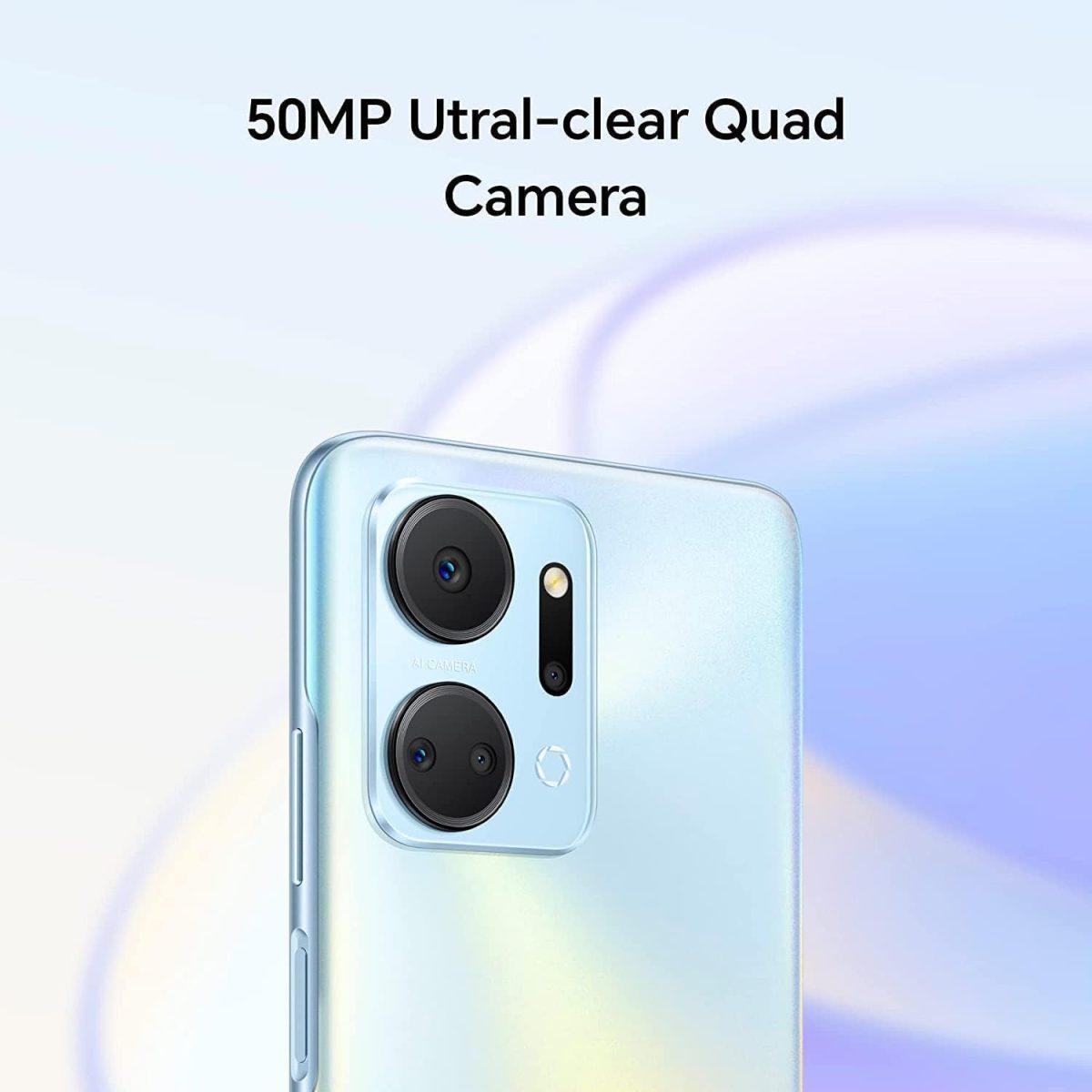 ⁦اونر هاتف X7a ثنائي شرائح الاتصال بذاكرة رام 6 جيجابايت وذاكرة داخلية 128 جيجابايت الجيل الرابع لون اسود ميدنايت - اصدار الامارات العربية المتحدة⁩ - الصورة ⁦6⁩