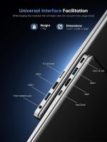 ⁦لابتوب كايجر 2025 بمعالج انتل رباعي النواة (حتى 3.6GHz)، 16GB DDR4 512GB SSD ويندوز 11، 15.6 انش IPS 1080P، هيكل معدني، USB3.2⁩ - الصورة ⁦4⁩