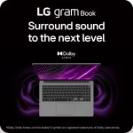 ⁦LG لابتوب جرام بوك خفيف الوزن 15 انش، معالج انتل كور i5-1334U، ويندوز 11 هوم، ذاكرة رام 8 جيجا، 256 جيجا اس اس دي - فضي تيتان⁩ - الصورة ⁦7⁩
