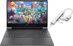 ⁦HP لابتوب العاب فيكتوس 15.6 انش FHD 144HZ | AMD رايزن 5-7535HS (افضل من i7-11800H) | AMD راديون RX 6550M | كيبورد باضاءة خلفية | 8GB RAM DDR5 | 512GB SSD | ويندوز 11 هوم | حزمة مع موزع USB 3.0⁩ - الصورة ⁦2⁩