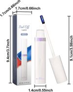 ⁦Peel Off Lip Liner, Matte Lip Stain, Natural Long Lasting, Transfer-Proof, Highly Pigmented,Red⁩ - الصورة ⁦2⁩