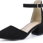 هاهينوم حذاء رسمي للبنات بكعب عالي، صندل بحزام للكاحل مزين بالزهور للبنات الصغيرات والكبيرات من ماري جين، حذاء ماري جين لحفلات الزفاف والمناولة