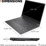 ⁦HP لابتوب العاب فيكتوس 15.6 انش FHD 144HZ | AMD رايزن 5-7535HS (افضل من i7-11800H) | AMD راديون RX 6550M | كيبورد باضاءة خلفية | 8GB RAM DDR5 | 512GB SSD | ويندوز 11 هوم | حزمة مع موزع USB 3.0⁩ - الصورة ⁦3⁩
