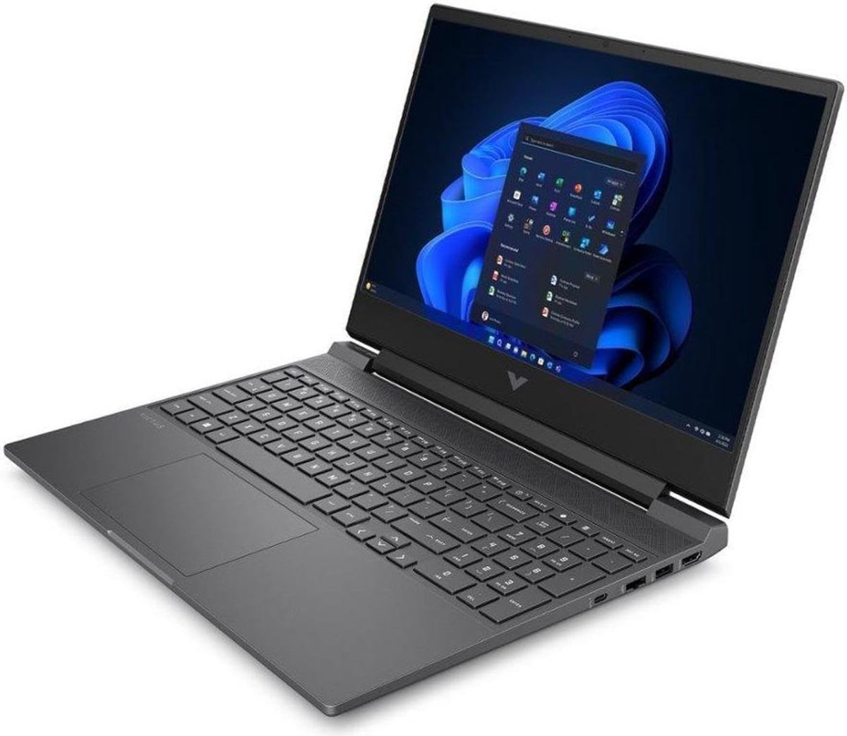 ⁦HP لابتوب العاب فيكتوس 15.6 انش FHD 144HZ | AMD رايزن 5-7535HS (افضل من i7-11800H) | AMD راديون RX 6550M | كيبورد باضاءة خلفية | 8GB RAM DDR5 | 512GB SSD | ويندوز 11 هوم | حزمة مع موزع USB 3.0⁩ - الصورة ⁦5⁩