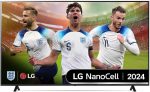 ⁦LG جهاز تحكم عن بعد ذكي نانو سيل نانو 81 بدقة 4K مقاس 75 بوصة بتقنية الذكاء الاصطناعي Hdr10 Webos24 2024 75Nano81T6A. لون اسود⁩ - الصورة ⁦2⁩