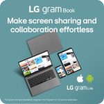 ⁦LG لابتوب جرام بوك خفيف الوزن 15 انش، معالج انتل كور i5-1334U، ويندوز 11 هوم، ذاكرة رام 8 جيجا، 256 جيجا اس اس دي - فضي تيتان⁩ - الصورة ⁦8⁩