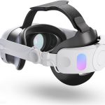 ريجيك حزام راس مع بطارية لجهاز كويست 3: 6000 مللي امبير في الساعة، حزام راس بديل قابل للتعديل من ملحقات الواقع الافتراضي لكويست 3