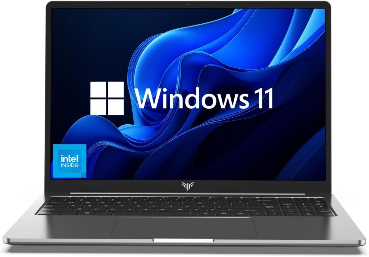 لابتوب كايجر 2025 بمعالج انتل رباعي النواة (حتى 3.6GHz)، 16GB DDR4 512GB SSD ويندوز 11، 15.6 انش IPS 1080P، هيكل معدني، USB3.2