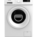 كروم غسالة تحميل امامي 7 كجم 1400 دورة في الدقيقة بشاشة LED مع محرك عاكس بي ال دي سي، 12 برنامج غسيل، 4 نجوم موفرة للطاقة مع اعدادات درجة حرارة متغيرة، ابيض - KR-WFL70SI