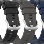 ايويكا مجموعة من 3 اساور سيليكون بديلة لساعة هواوي جي تي كلاسيك