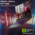 ⁦ايسر لابتوب العاب نيترو في 16S بالذكاء الاصطناعي | معالج AMD رايزن 7 260 | وحدة معالجة الرسومات الجرافيكية انفيديا جيفورس RTX 5060 (572 AI Tops) | شاشة 16 انش WUXGA IPS 180Hz | 32GB DDR5 | 1TB جيل 4⁩ - الصورة ⁦3⁩
