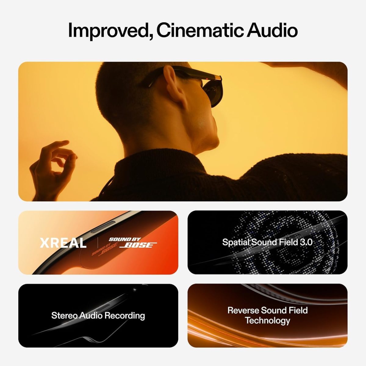 ⁦نظارة وان برو ايه ار مع شريحة X1 و3 DoF 171 انش 57° مجال رؤية 120Hz وبوز اوديو وسوني OLED و3 اوضاع تعتيم متوافقة مع بلاي ستيشن 5 ونينتندو سويتش 2 وايفون 16/15 وستيم ديك والكمبيوتر واندرويد وiOS من⁩ - الصورة ⁦9⁩