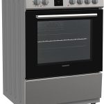 دايو بوتاجاز سيراميك 60 × 60 سم - موقد كهربائي 65 لتر مع مروحة حرارية، موقد بالاشعة تحت الحمراء 4 مناطق طبخ مع 8 اوضاع برنامج، مؤقت رقمي - DCC-S664HF - صنع في تركيا - ضمان لمدة عام