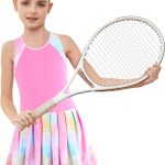 مودافانز فستان تنس جولف بيكل بول للبنات بدون اكمام، طقم ملابس رياضية بكسرات مع شورت