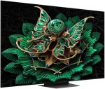 ⁦TCL تلفزيون ذكي 85 بوصة 4K QLED، تلفزيون جوجل، HDR 3000 وحدة مضيئة في البيكسل، لوحة كريستال جلو اتش في ايه، 144 هرتز، تقنية كوانتوم دوت، معالج ايه اي بي كيو برو، صوت محسن اي ماكس، تصميم نحيف 85C7K⁩ - الصورة ⁦2⁩