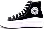 حذاء رياضي نسائي Converse Move Platform Hi Black/White