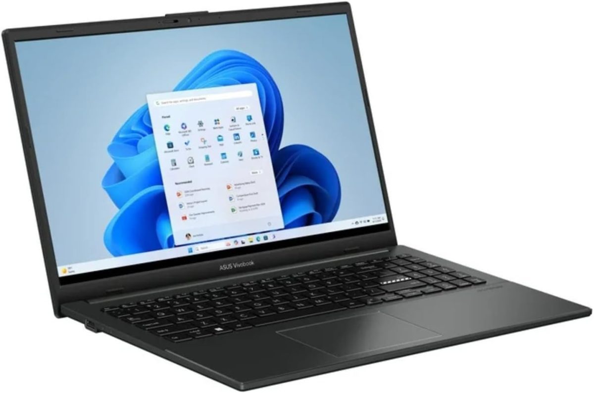⁦ASUS Vivobook Go 15.6" FHD Laptop, Intel i3-N305, 8GB RAM, 128GB Storage, Windows 11 Home in S Mode, Intel UHD Graphics, HDMI, USB, Black - E1504GA-WB31⁩ - الصورة ⁦2⁩