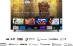 ⁦TCL تلفزيون جوجل الذكي 4K UHD مقاس 55 بوصة، HDR 10، صوت دولبي، تحسين اللون الديناميكي، تصميم معدني بدون حواف (موديل 2024) 55P69B اسود⁩ - الصورة ⁦2⁩