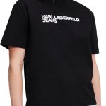 تي شيرت Klj بقصة عادية للنساء من كارل لاغرفيلد جينز