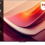 TCL تلفزيون جوجل الذكي 4K UHD مقاس 55 بوصة، HDR 10، صوت دولبي، تحسين اللون الديناميكي، تصميم معدني بدون حواف (موديل 2024) 55P69B اسود