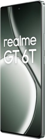 ⁦ريلمي جوال جي تي 6T ثنائي شرائح الاتصال بذاكرة روم 256GB وذاكرة RAM 8GB (جي اس ام فقط | بدون سي دي ام ايه) هاتف ذكي 5G مفتوح من المصنع (اخضر رازر) - اصدار عالمي⁩ - الصورة ⁦3⁩